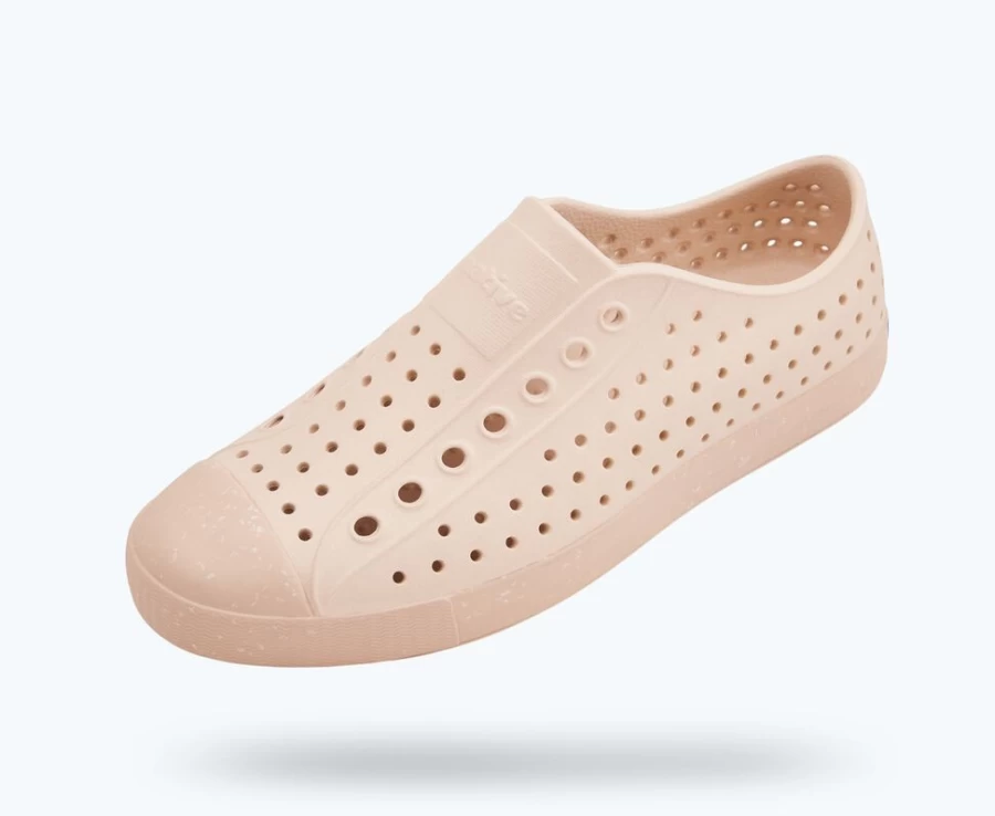 Native Shoes Jefferson Bloom Women's Sneakers in Bone White/Soy Beige/Shell Speckles