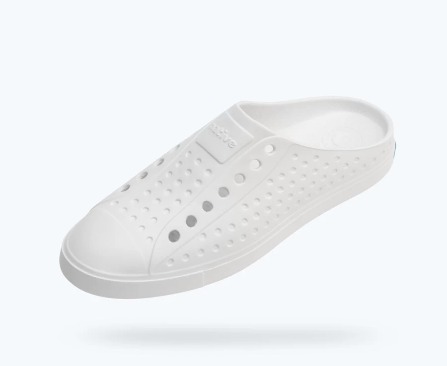 Native Shoes Jefferson Clog Sugarlite - Women's Shell White Slip-On Comfort Sandals