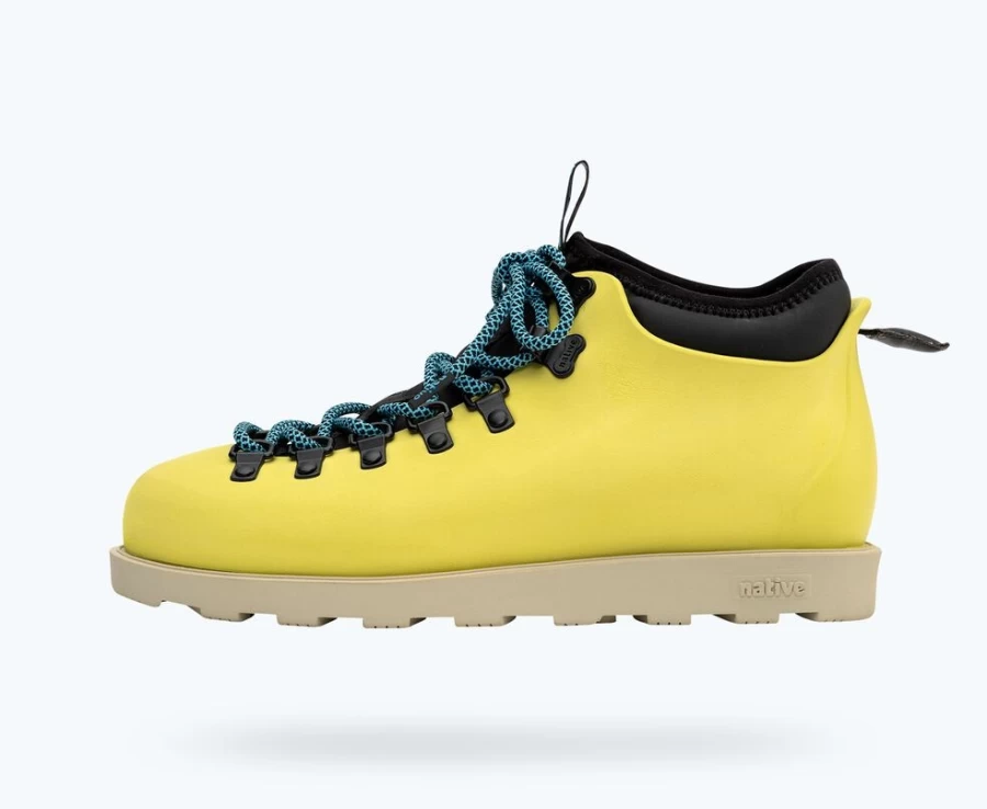 Native Shoes Fitzsimmons Citylite Bloom Women's Sneakers in Pickle Green, Pepper White & Jiffy Black