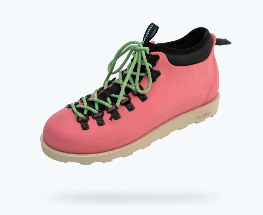 Native Shoes Fitzsimmons Citylite Bloom Women's Sneakers - Dazzle Pink/Pepper White/Jiffy Black